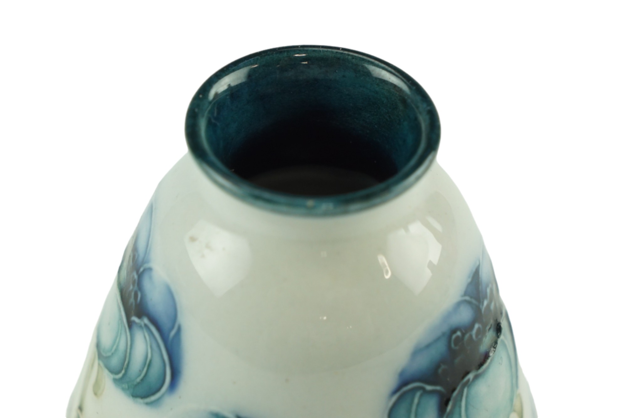 An early 20th Century William Moorcroft / James Macintyre & Co Florian Ware diminutive vase, of - Image 4 of 4
