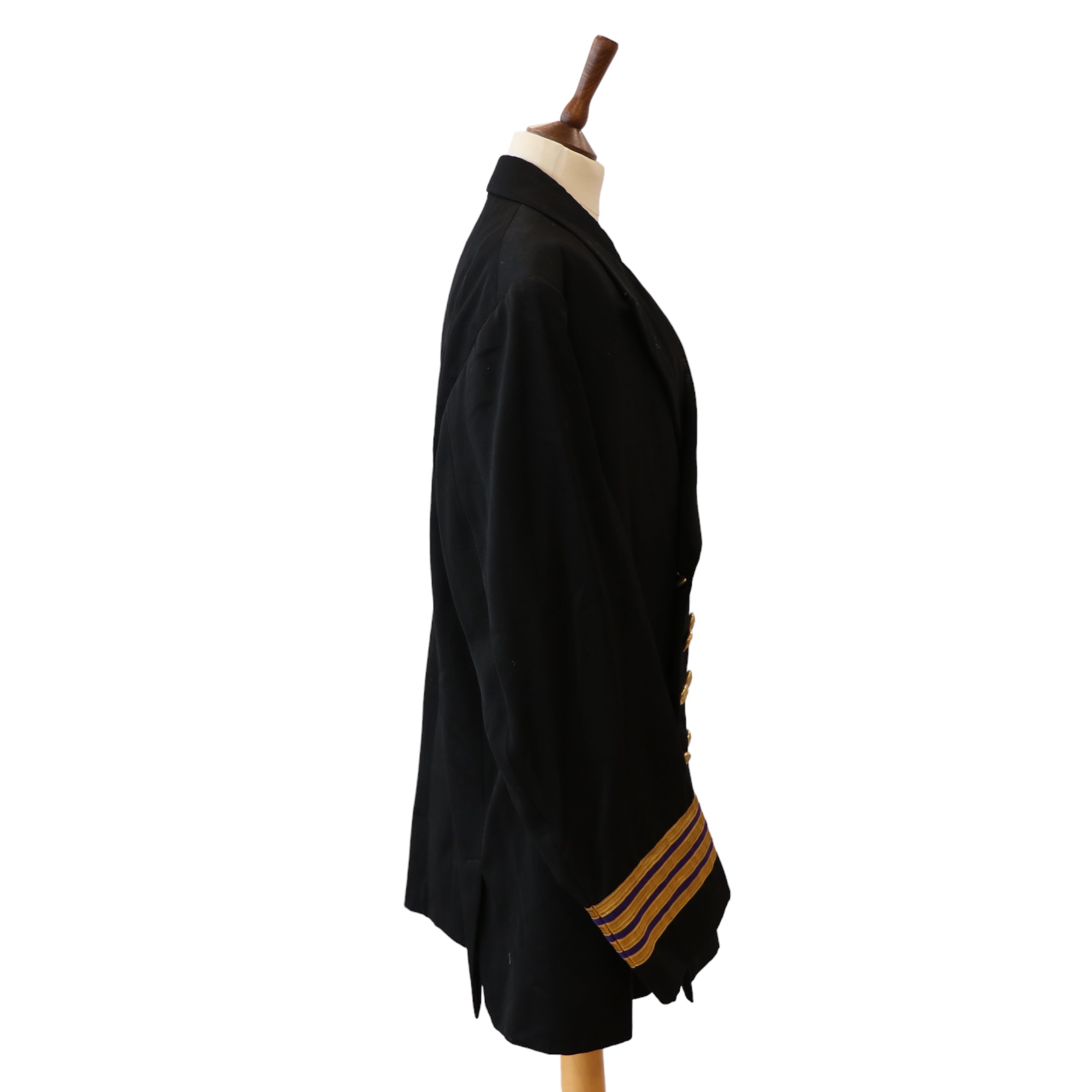 A 1940s Roya Mail Line officer's reefer jacket - Image 4 of 4