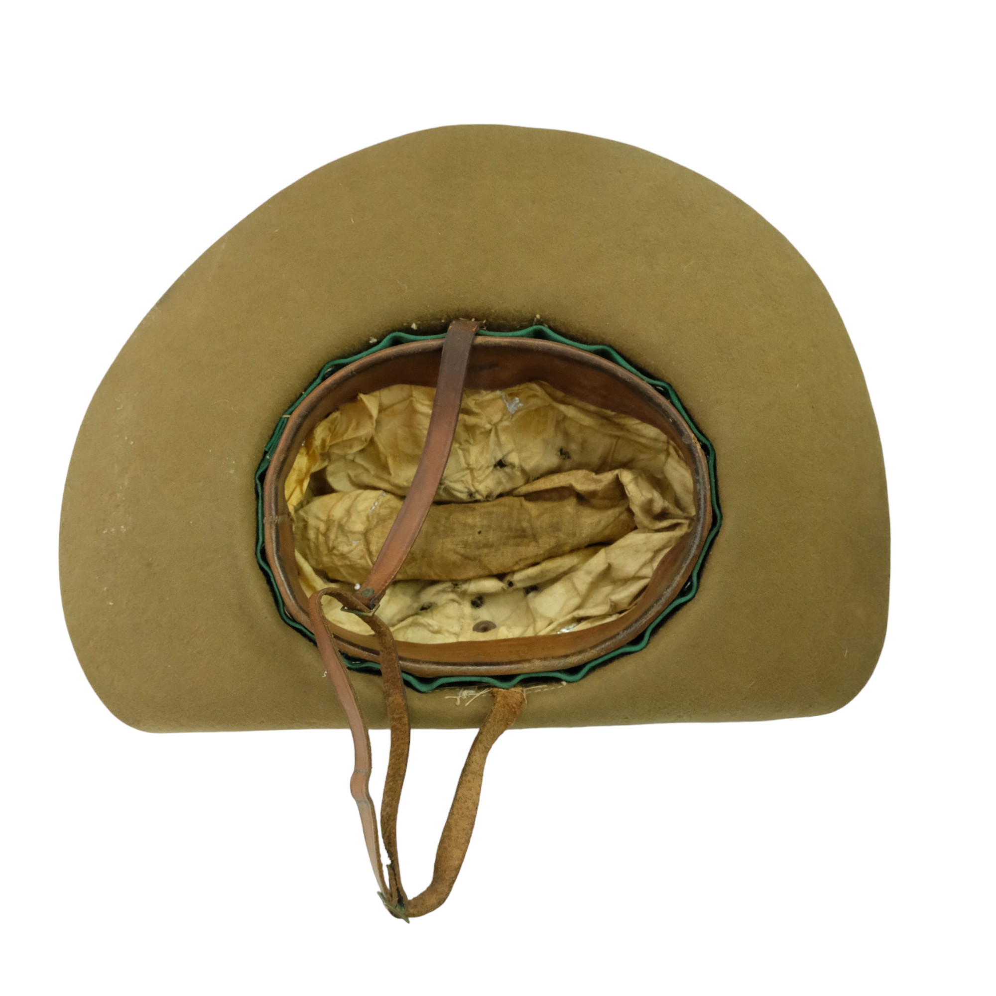 A 1945 Royal Army Medical Corps officer's bush hat, bearing the inscribed name Lieut Frith and an - Image 6 of 7