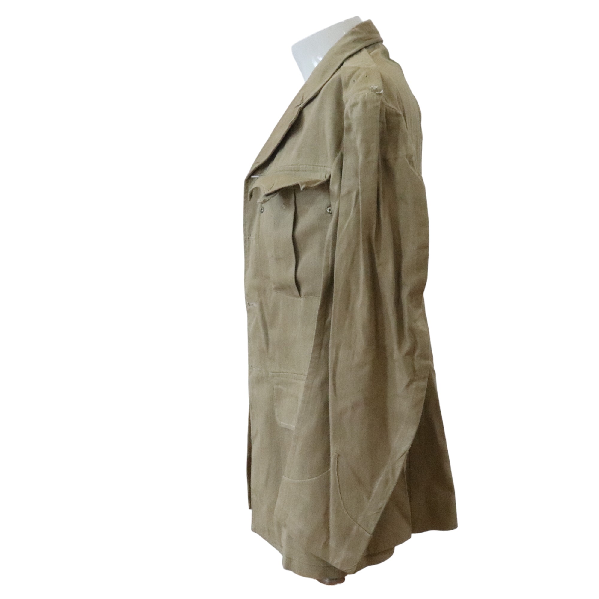 Three Second World War British army officers' khaki drill tunics - Image 3 of 13