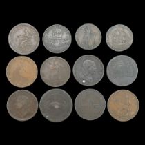 A group of 18th Century provincial Conder tokens