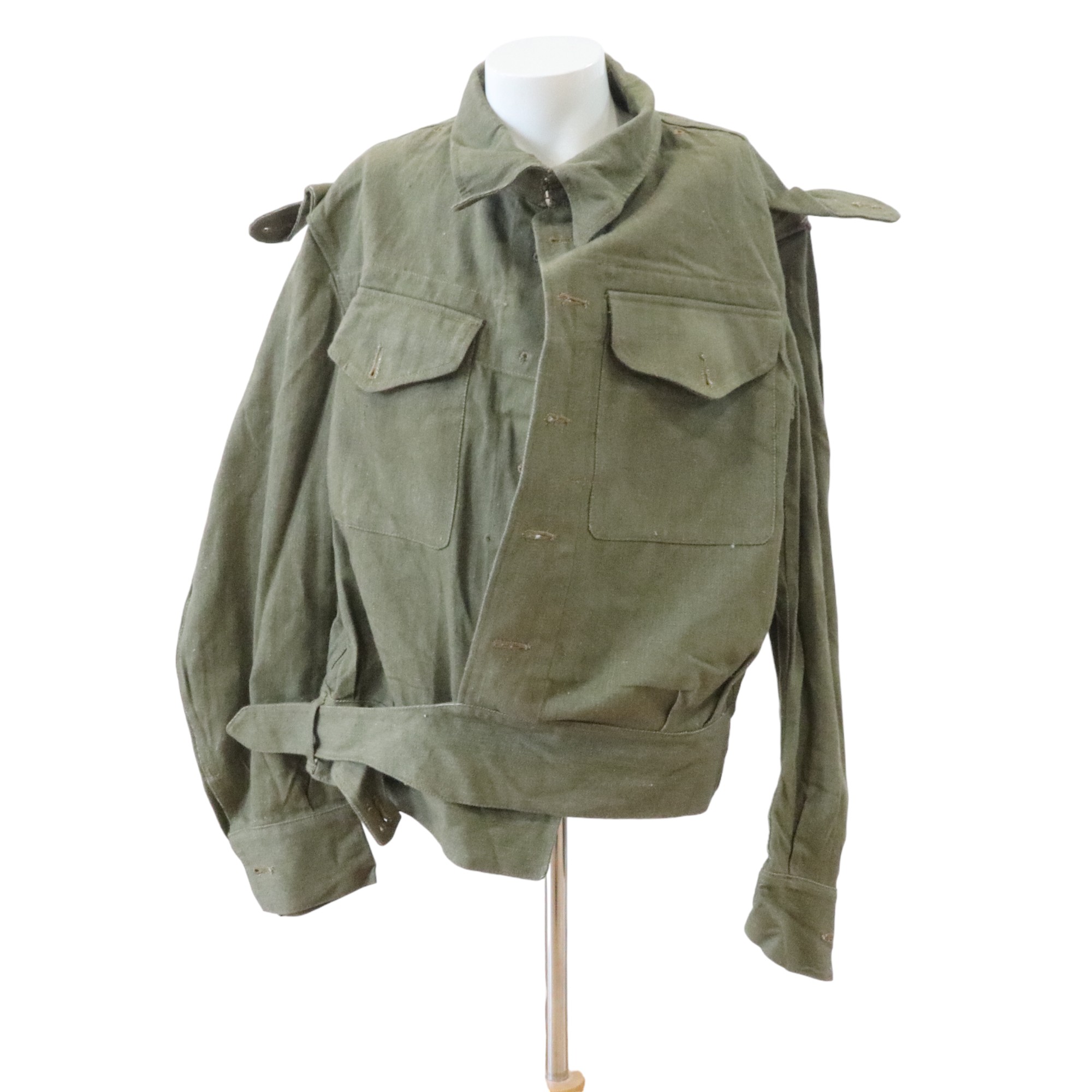 A 1944 labelled Denim Overall [ Battledress ] Blouse