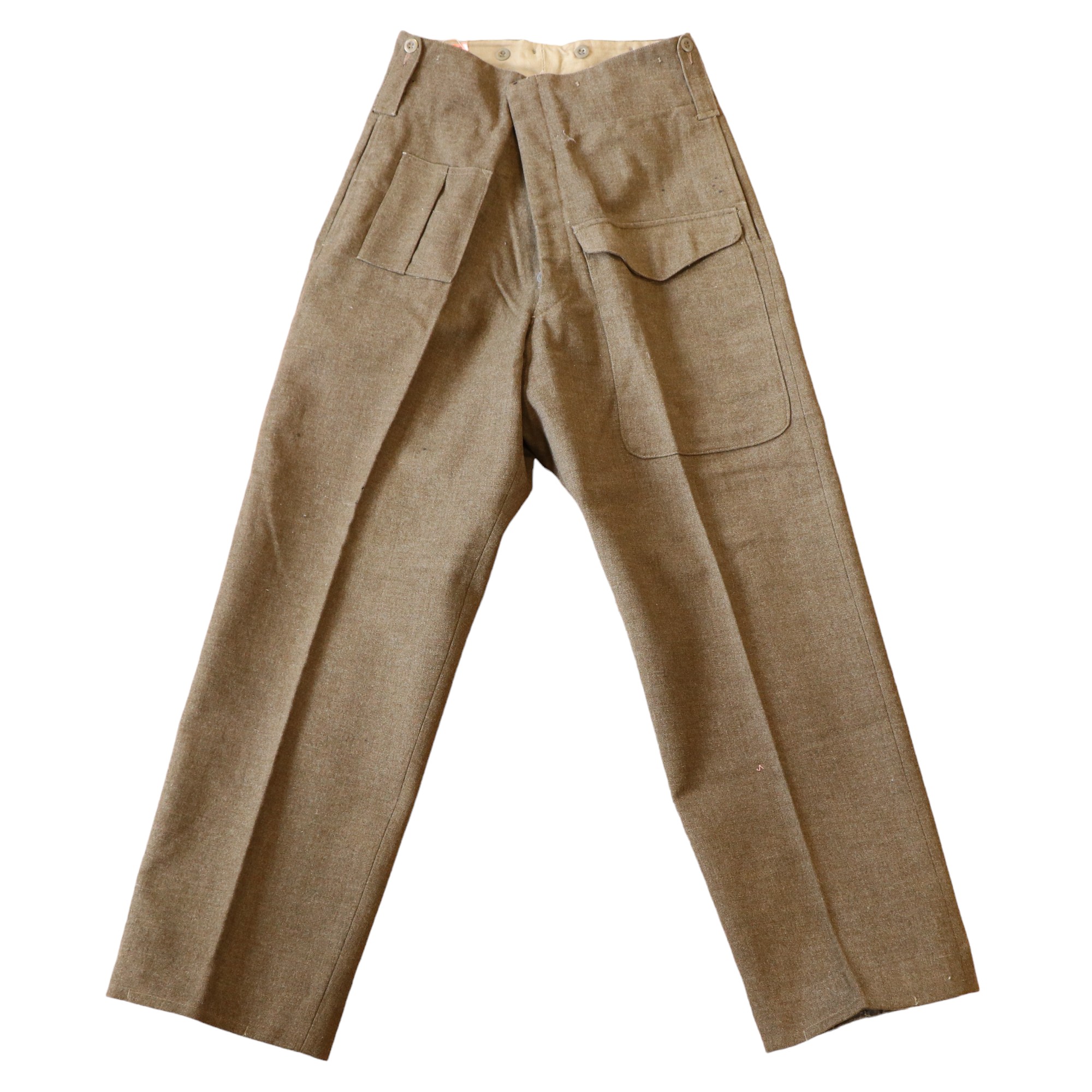 A pair of Second World War New Zealand Battledress trousers