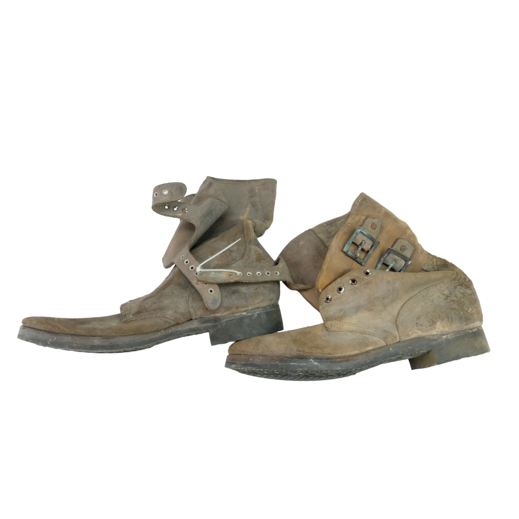 Second World War US Army double buckle Combat Boots - Image 2 of 3