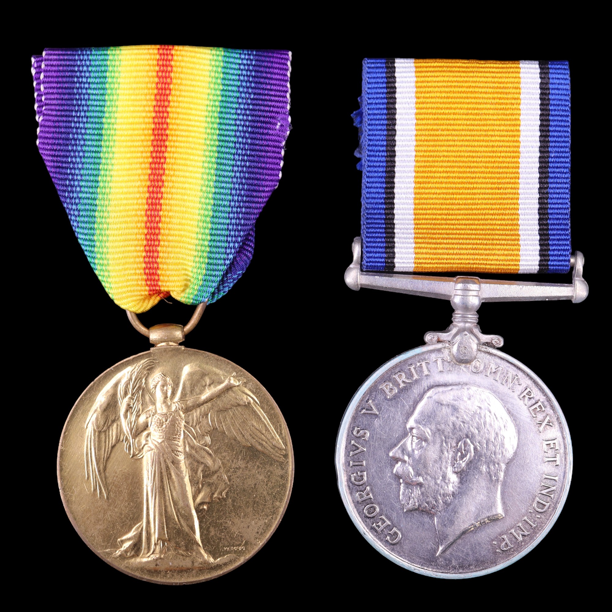 British War and Victory Medals to 6022 Pte A Taylor, West Riding Regiment
