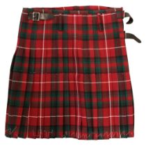 A tartan kilt, by Lochcarron Mills, 100% new wool, waist 40 and length 25 inches