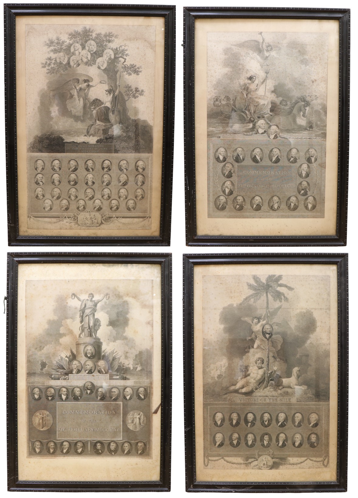 After Robert Smirke, and engraved by F Bartolozzi et al (18th-19th Century) A set of four engravings
