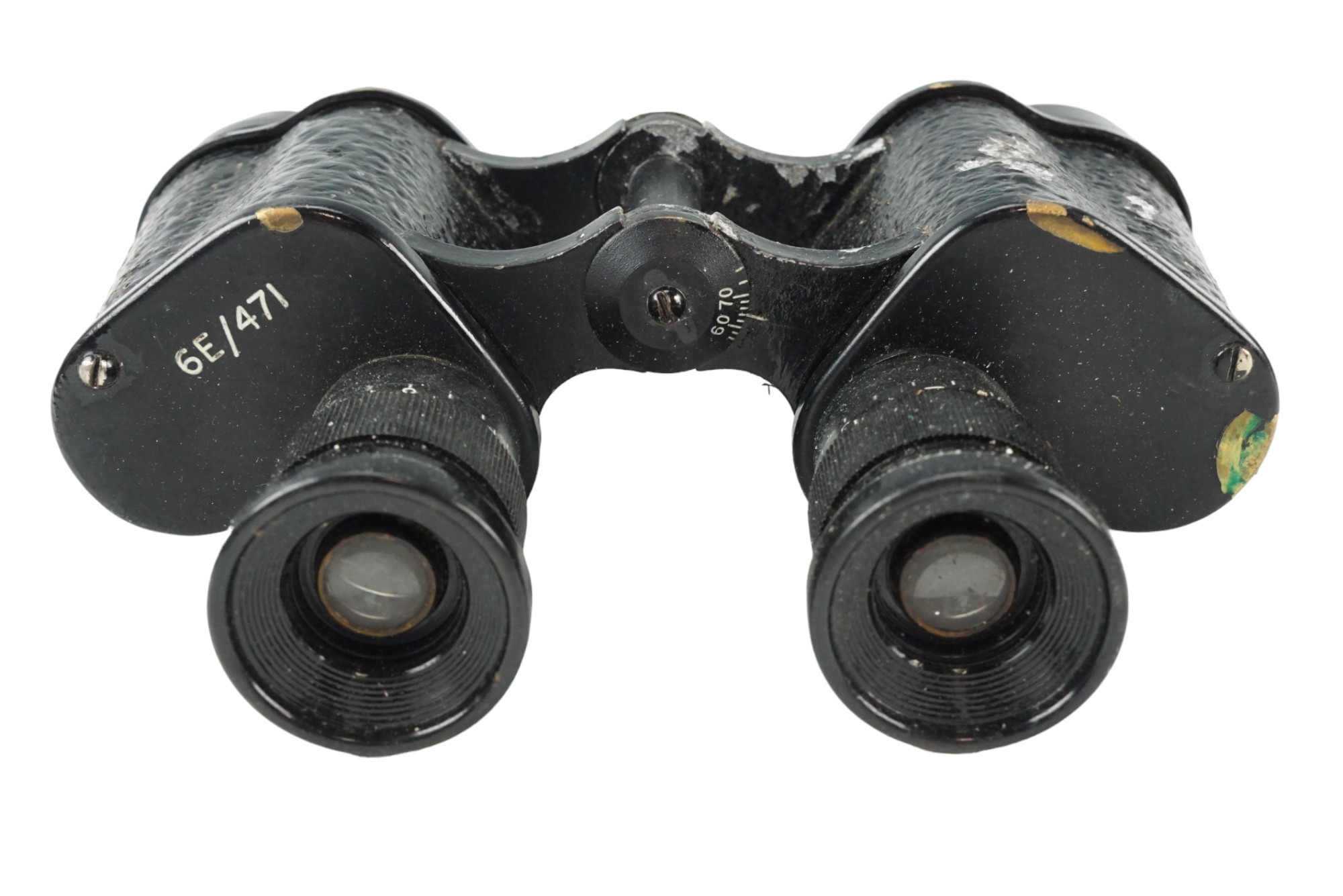A cased set of Second World War RAF binoculars, Air Ministry Stores Reference 6E/471 - Image 2 of 3