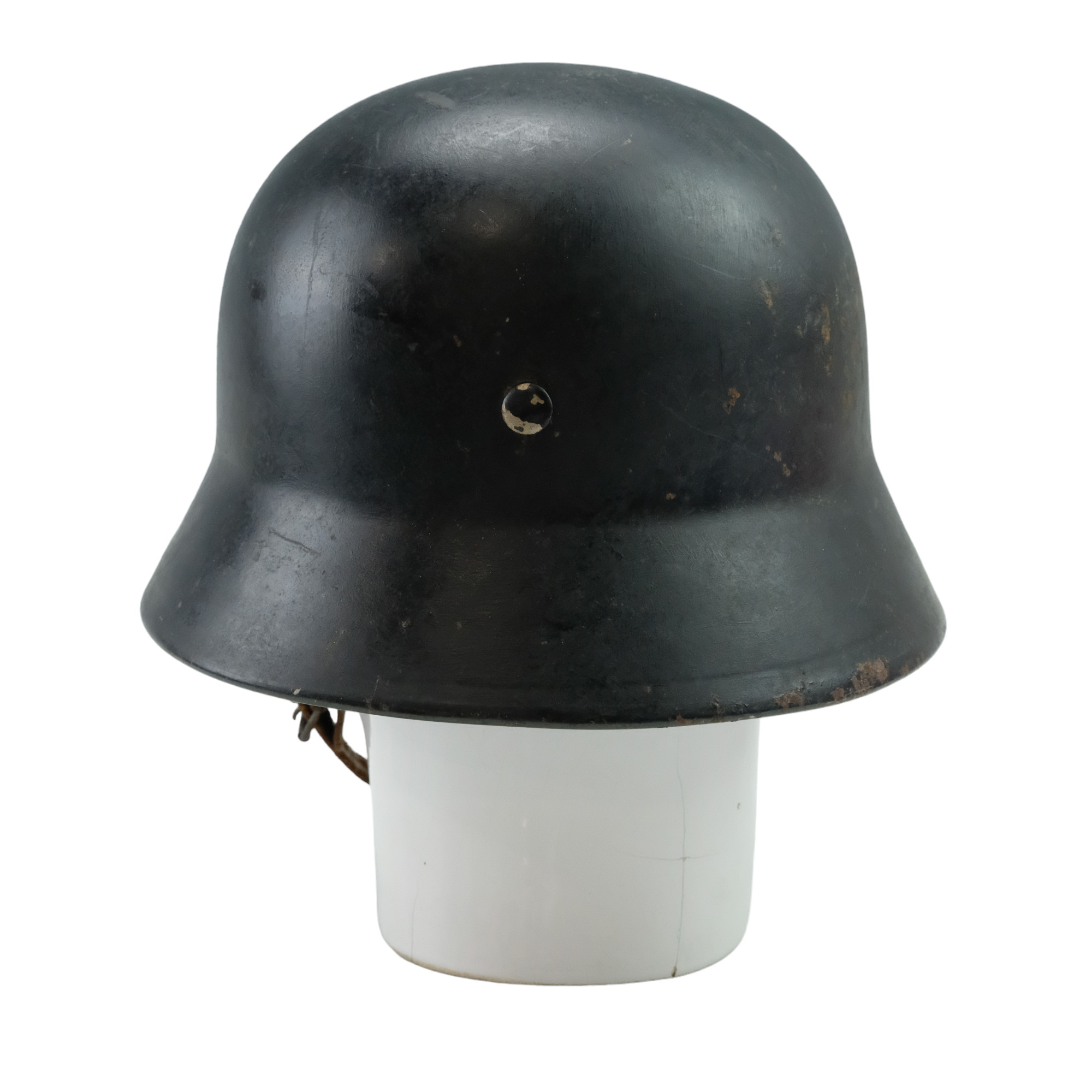 A post-War steel helmet bearing spurious German insignia - Image 4 of 7