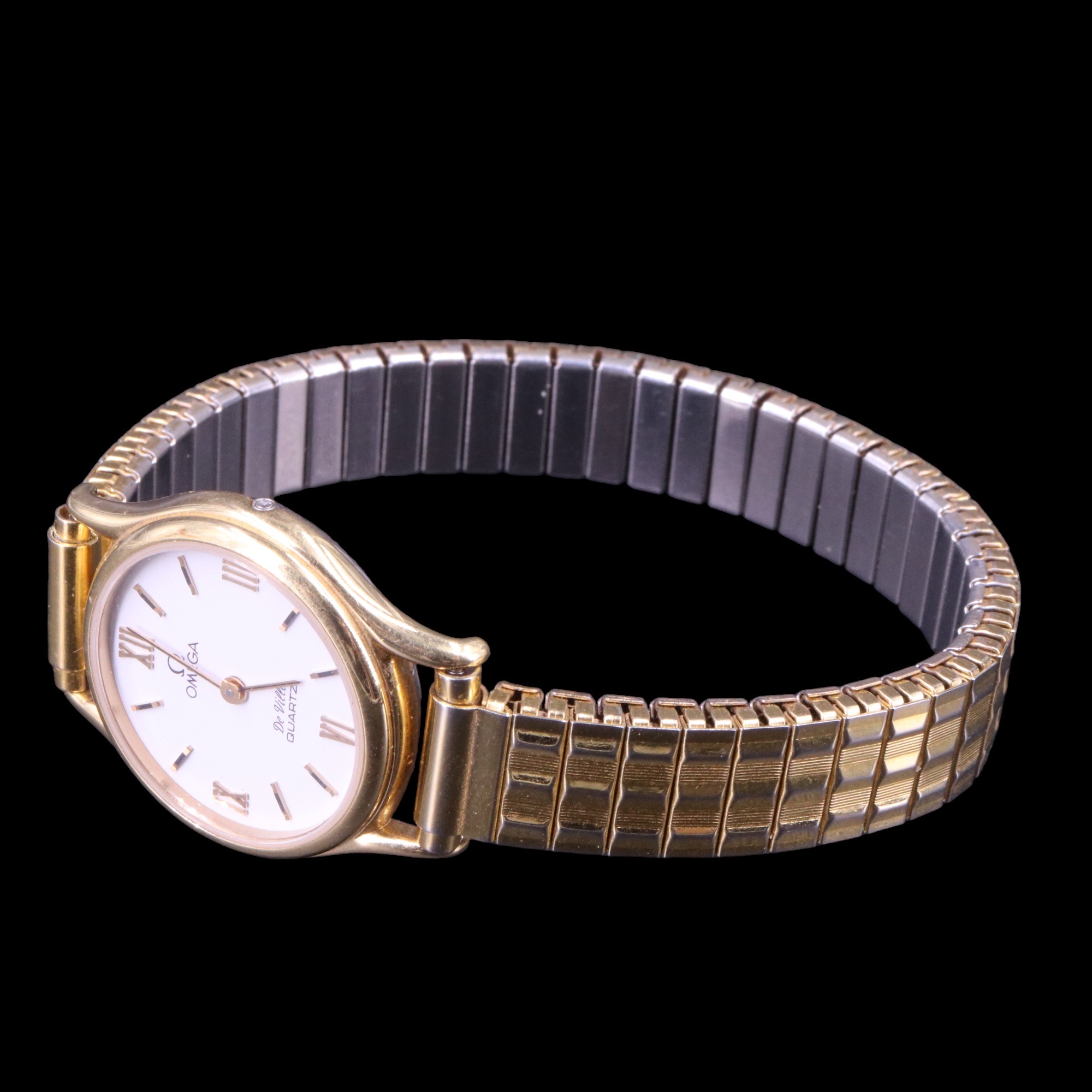 An early 1980s lady's Omega De Ville gold plated quartz wristwatch 25 mm - Image 5 of 5