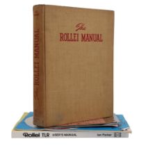 Sundry Rollei camera books including Alec Pearlman "The Rollei Manual", The Fountain Press,