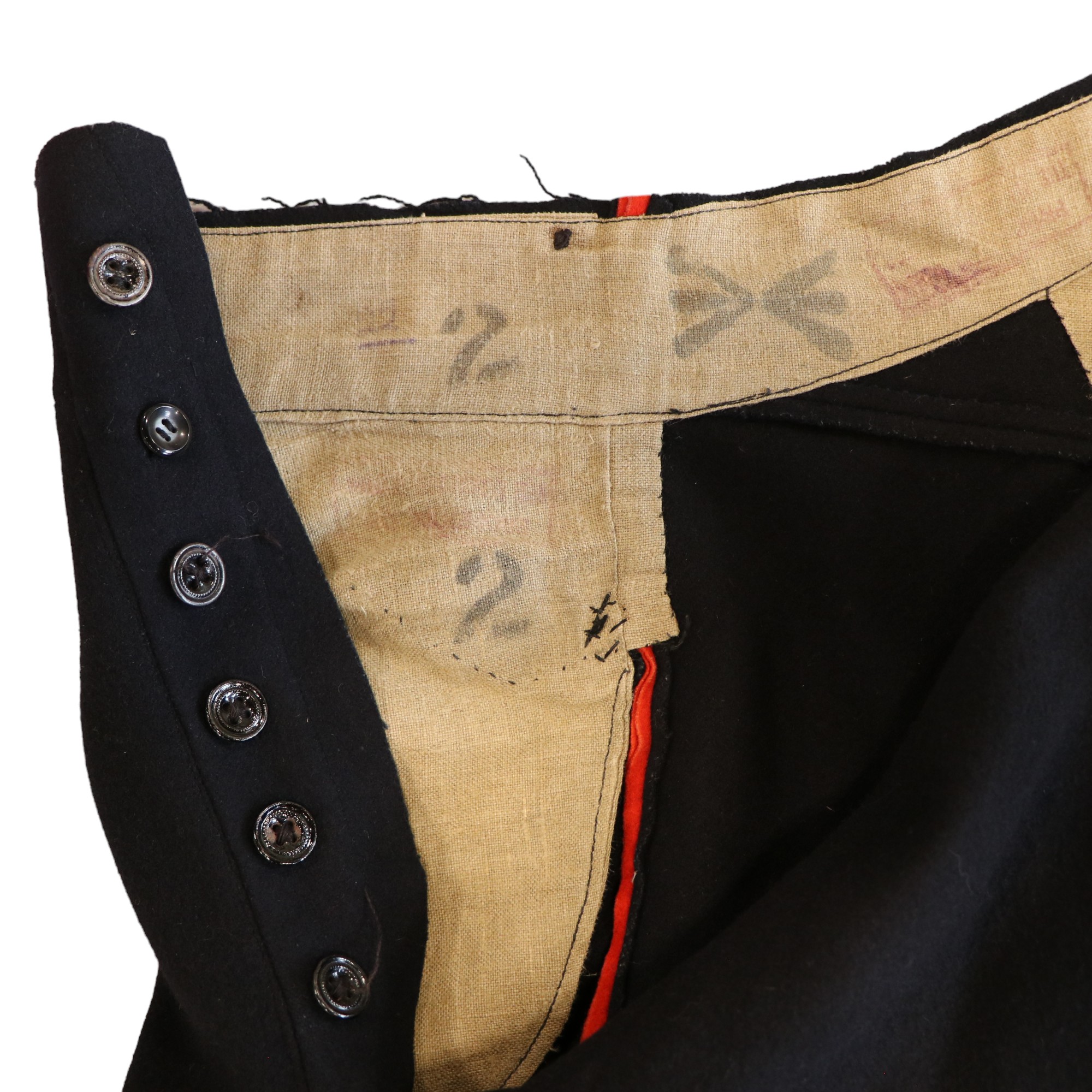 A pair of Victorian / pre Great War British army other rank's trousers - Image 4 of 4