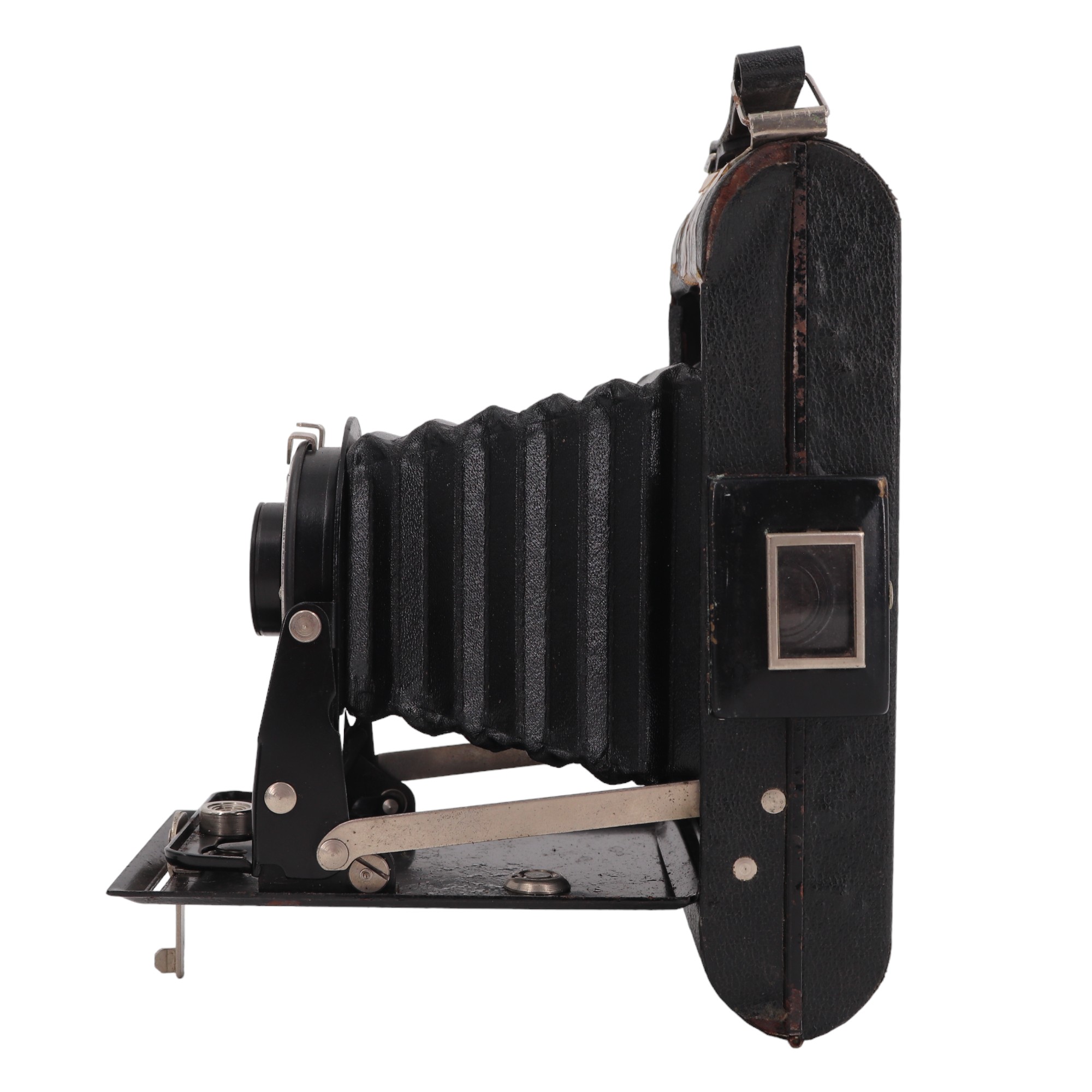 Two 1930s folding roll-film cameras comprising a cased Kodak Folding Brownie Six-20 and a Rajar No - Image 2 of 4