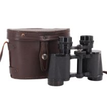 A cased pair of Regent 8x30 binoculars