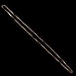 A 9 ct gold cuban-link neck chain, 61 cm, 5.4 g