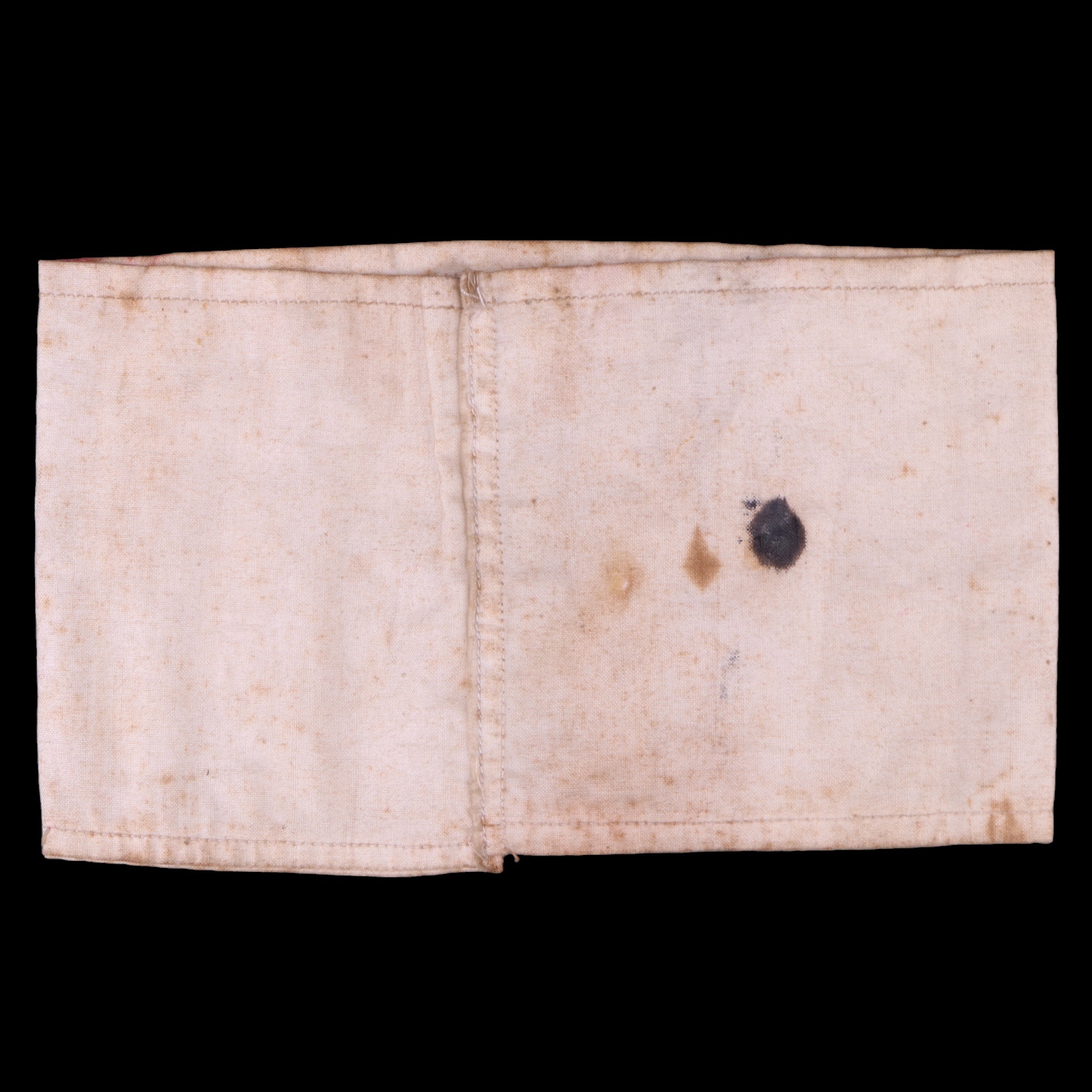 An Allied occupation of German period police double-sided printed cotton brassard / arm band - Image 2 of 2