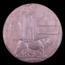 A Memorial Plaque to Edmund Augustus Balderstone. [21328 Corporal Edmund Augustus Balderston, 8th