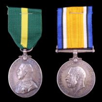 A British War Medal with Territorial Force Efficiency Medal to 1018 / 20087 Pte / A Cpl G Strong,
