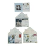 RAF and NASA flown stamp covers with portrait photograph enclosures commemorating Lord Dowding,