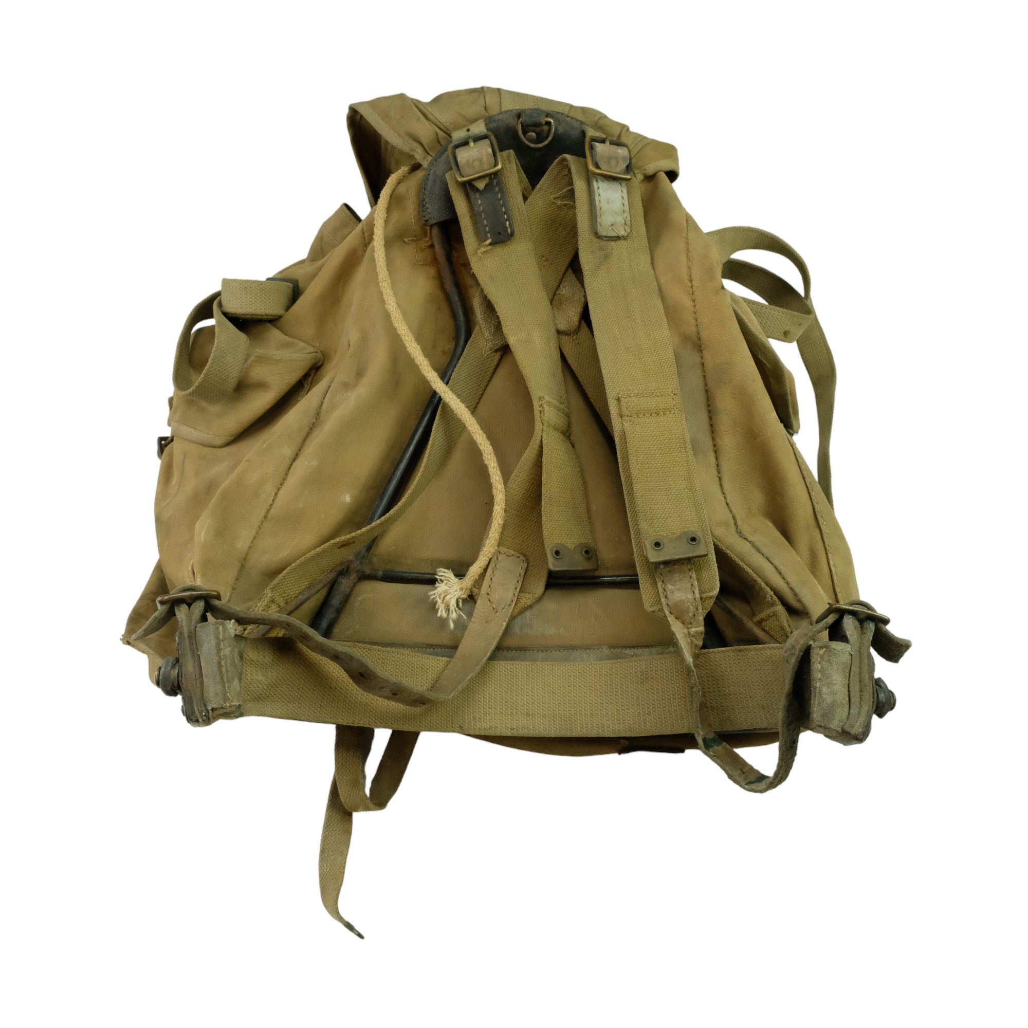 A Second World War British army Bergen rucksack