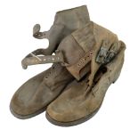Second World War US Army double buckle Combat Boots