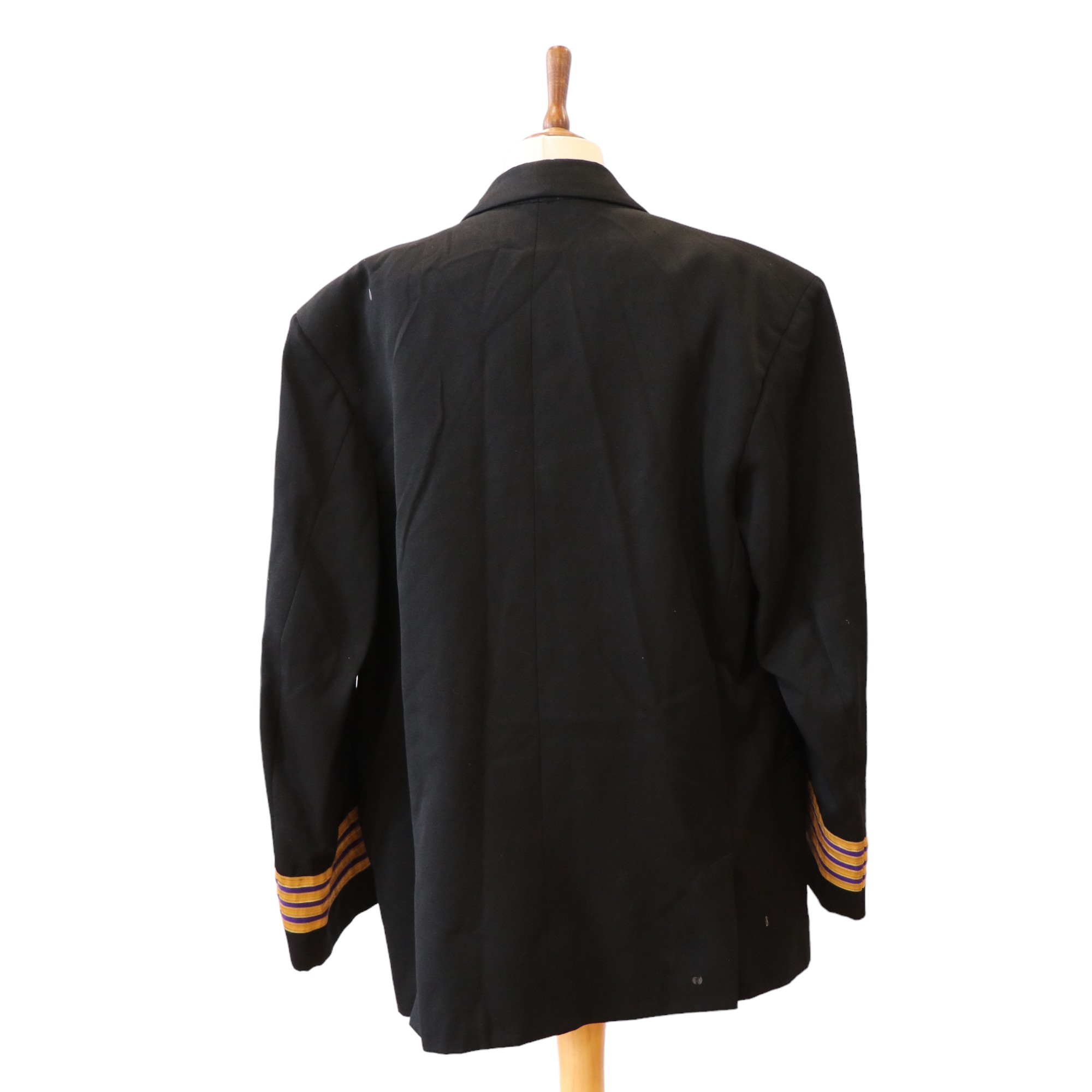 A 1940s Roya Mail Line officer's reefer jacket - Image 3 of 4