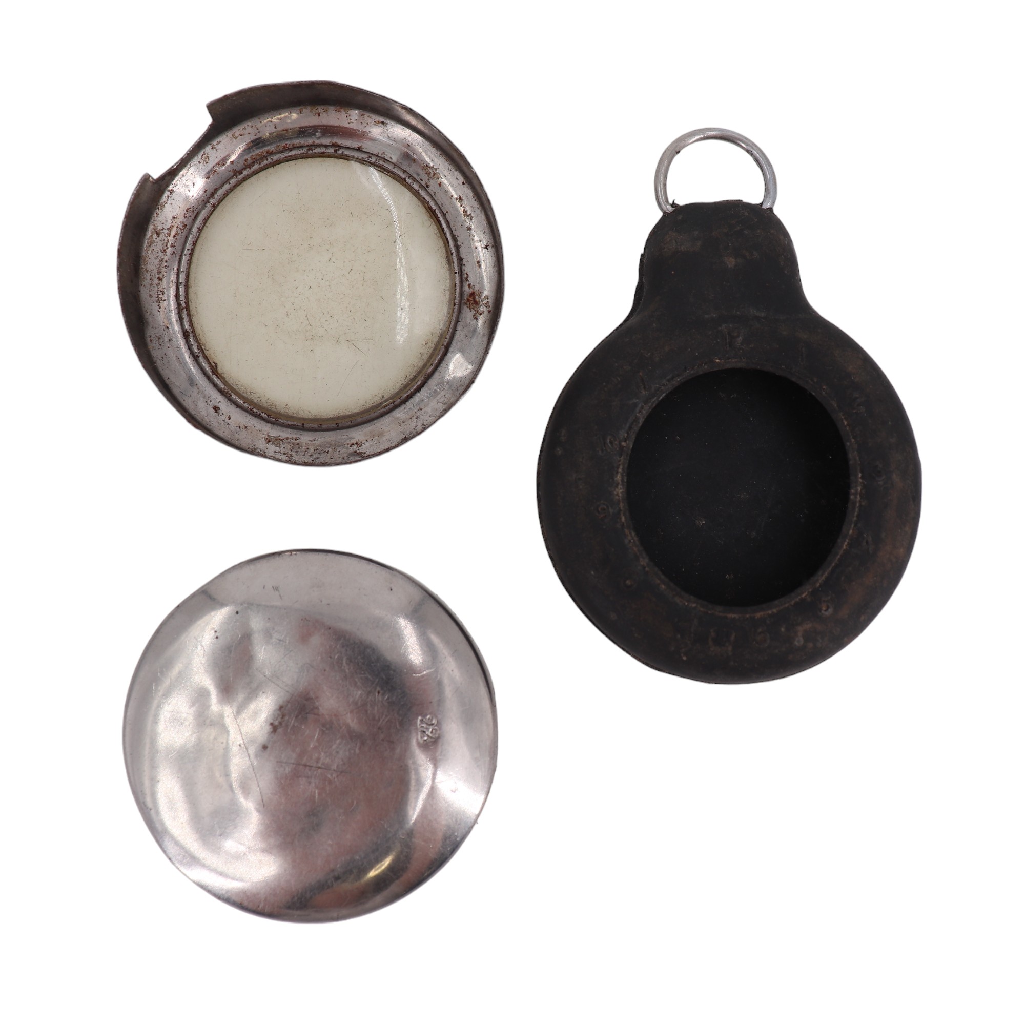 Two military type pocket watch protectors - Image 2 of 2