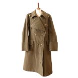 A Second World War army officer's greatcoat