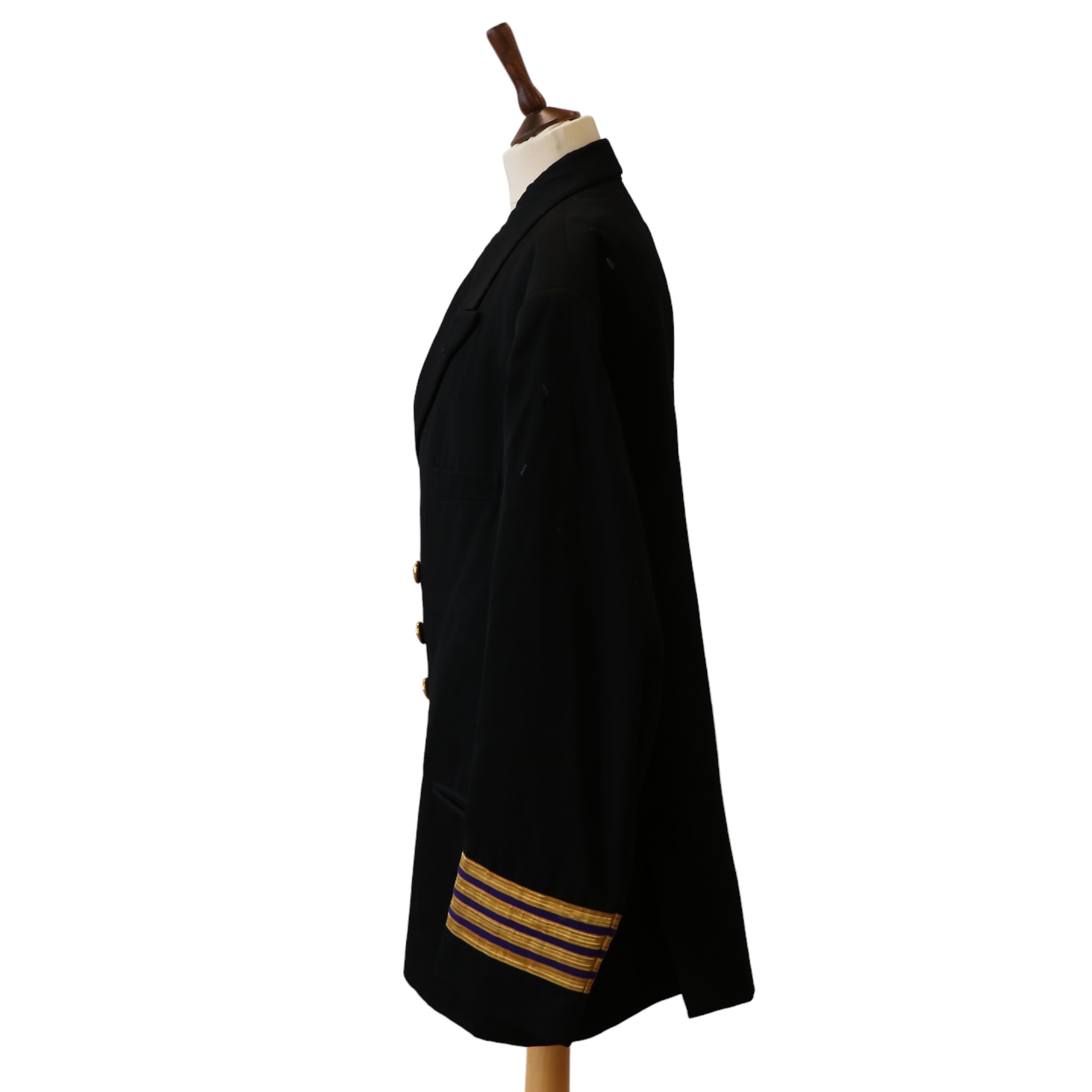 A 1940s Roya Mail Line officer's reefer jacket - Image 2 of 4