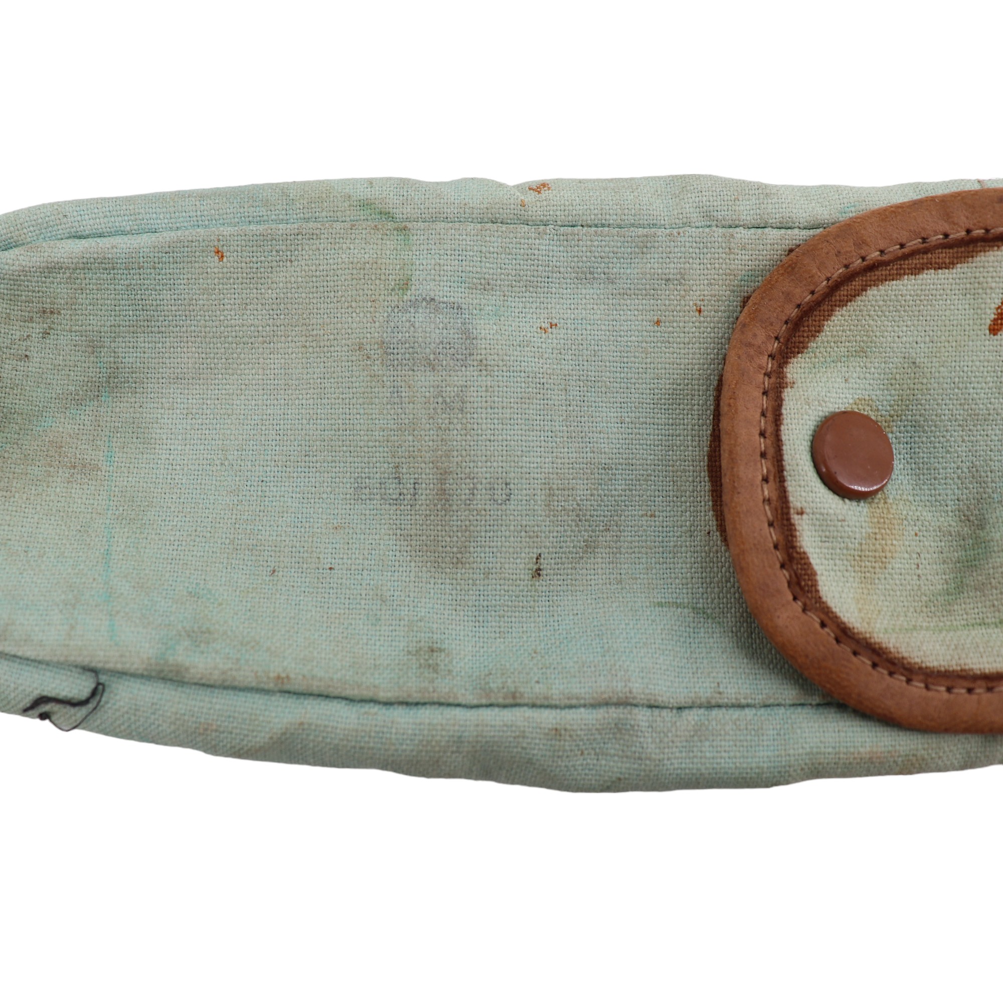 A Second World War RAF aircrew heather flying clothing extension lead and pouch - Image 2 of 2