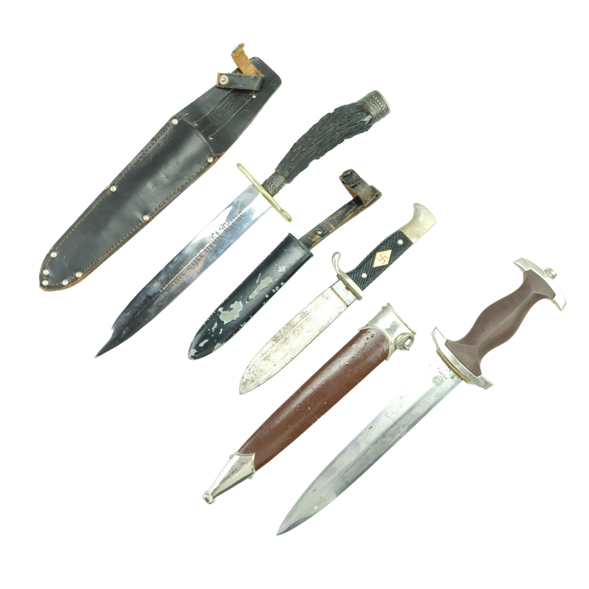 Three German knives / daggers, post-War, late 20th Century