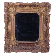 [ Holyrood Palace, Edinburgh, Scotland ] An early 19th Century giltwood picture frame, embellished