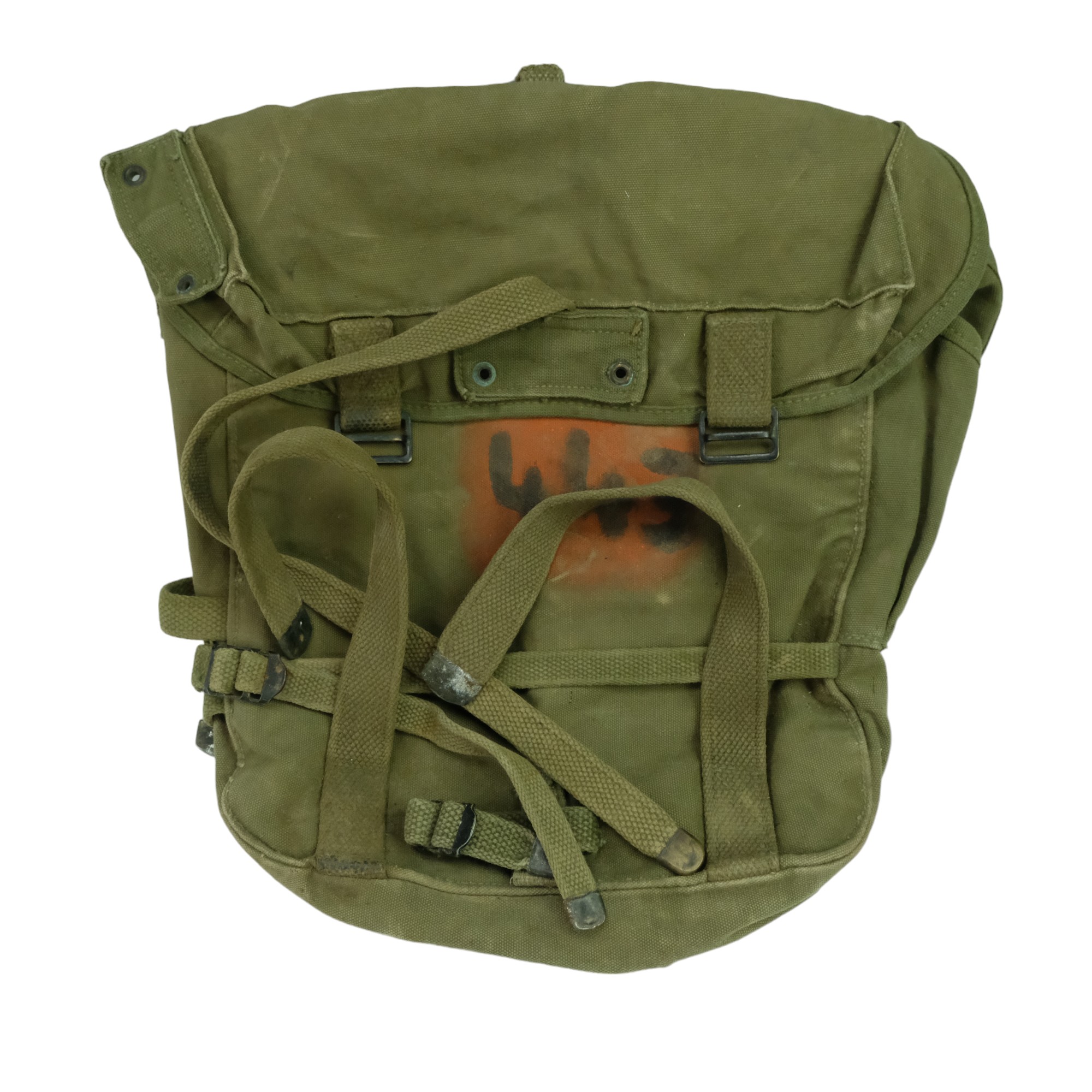 A Second World War US Army M 1936 Musette Pack together with Combat Pack - Image 3 of 4