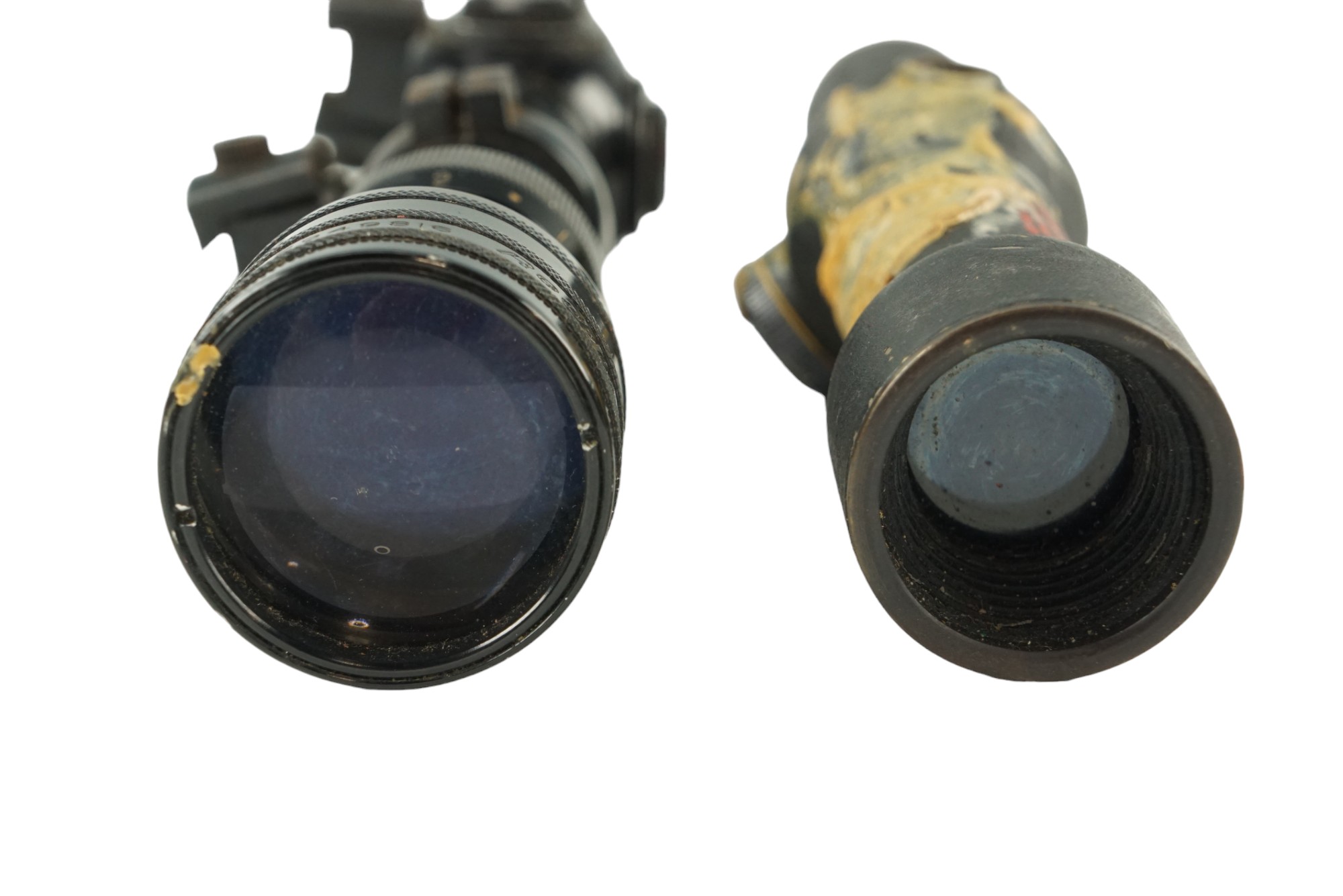 An American Redfield 1x - 4x magnification telescopic rifle sight together with a Redpoint red dot - Image 3 of 4