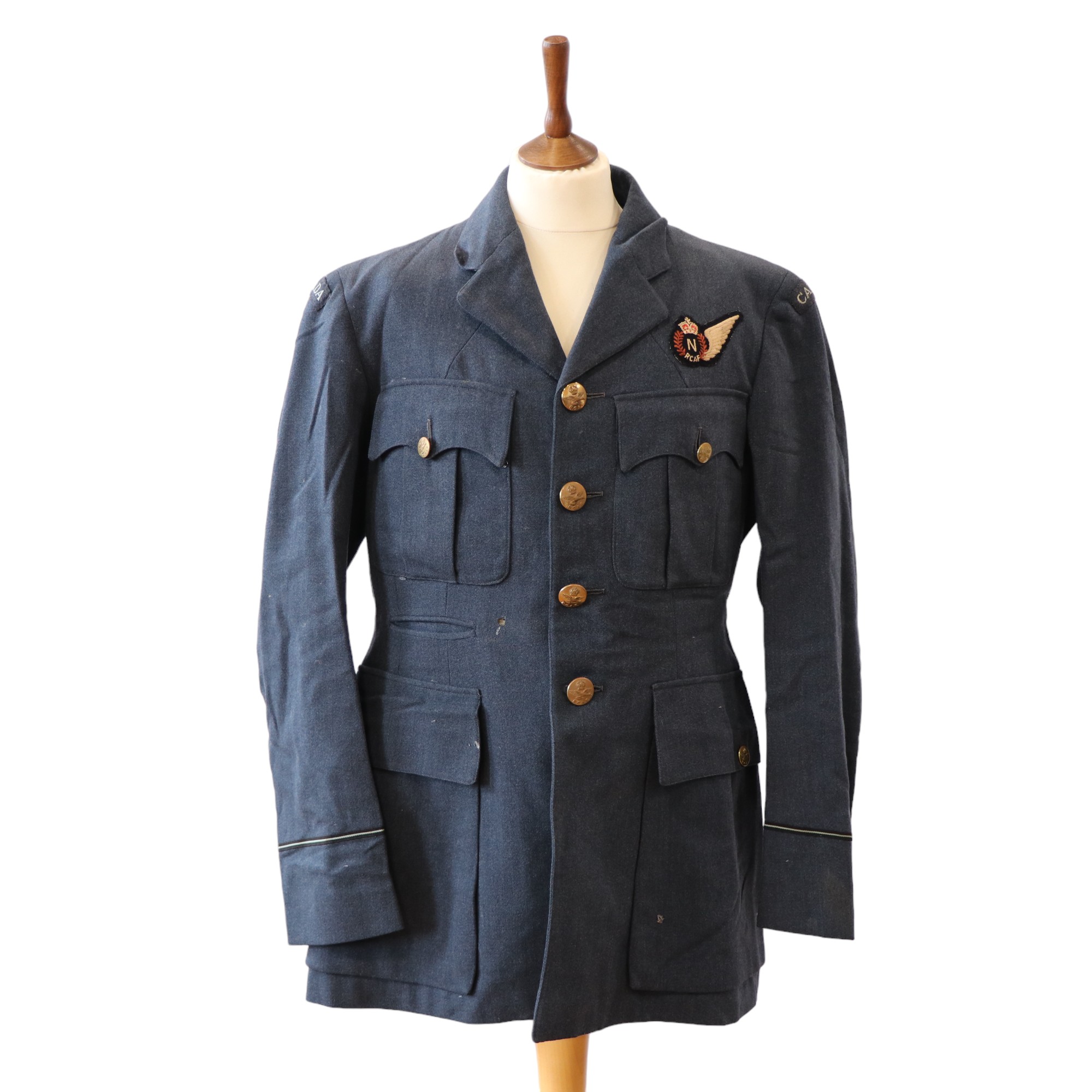 A Second World War Royal Canadian Air Force Pilot Officer Navigator's tunic