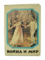 A "War and Peace" 1956 film Russian matchbook set