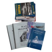 A group of books on the RAF, military aviation and aerial warfare