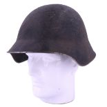 A Swiss Model 1918 helmet