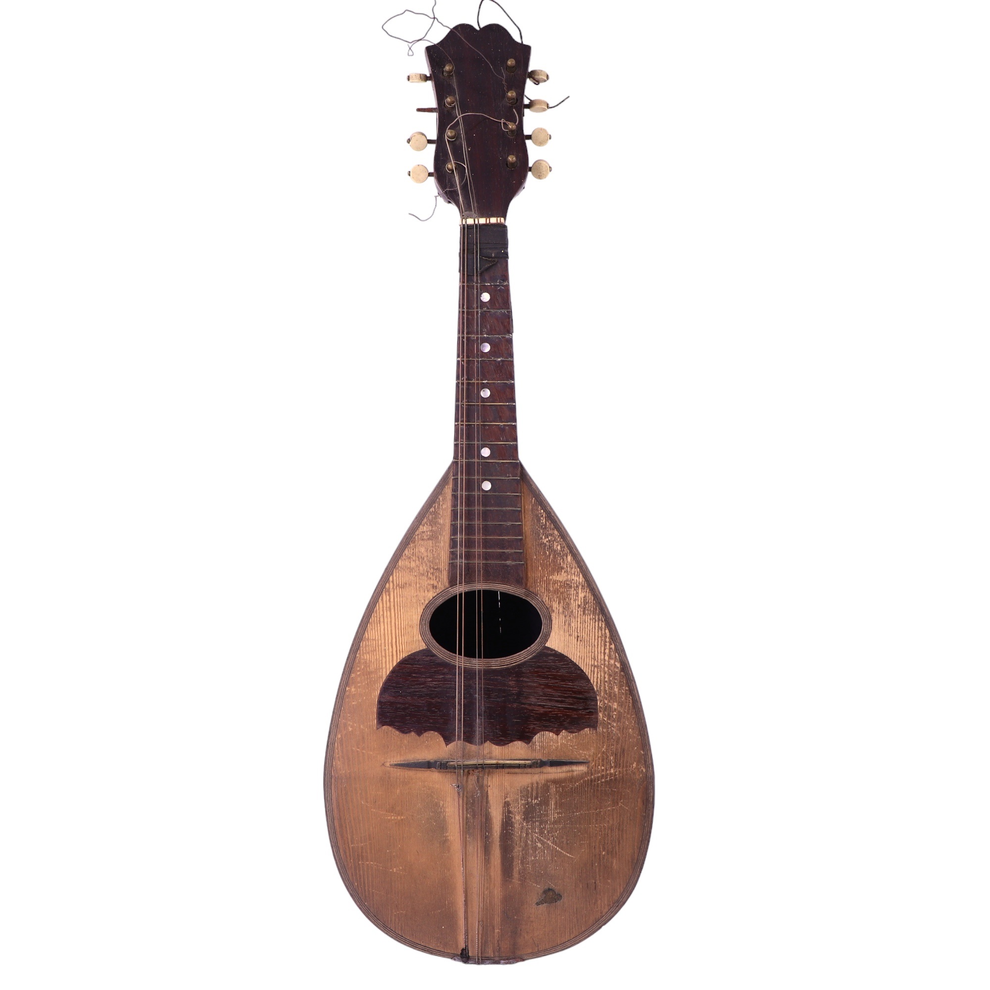 An early 20th Century cased Mandolin (a/f)