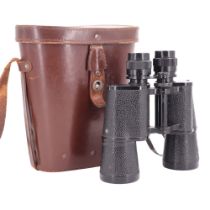 A cased pair of Carl Konig 7 x 50 binoculars