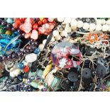 A large quantity of costume jewellery