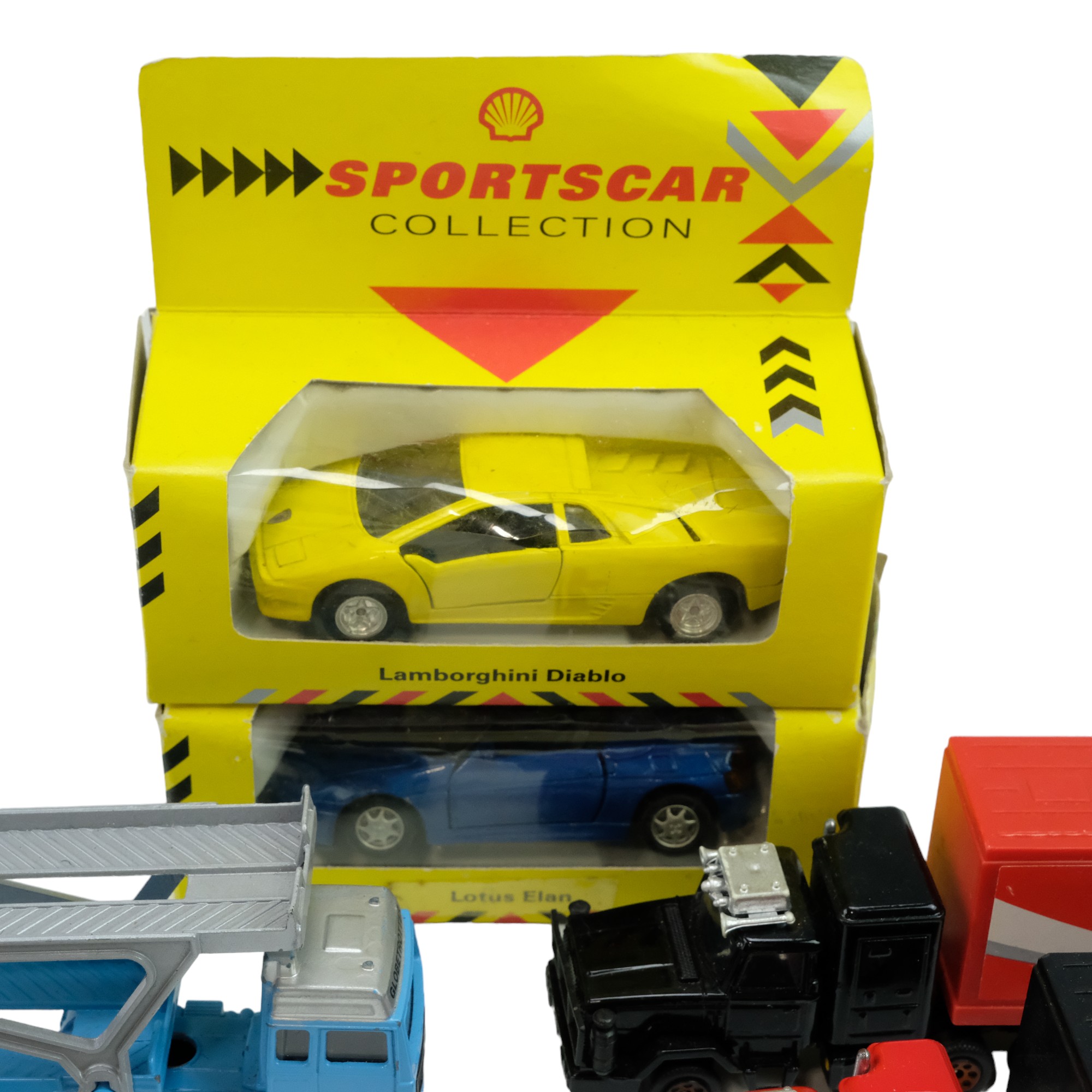 Corgi and Matchbox diecast model cars and wagons including a Coca-Cola wagon, play-worn - Bild 2 aus 4