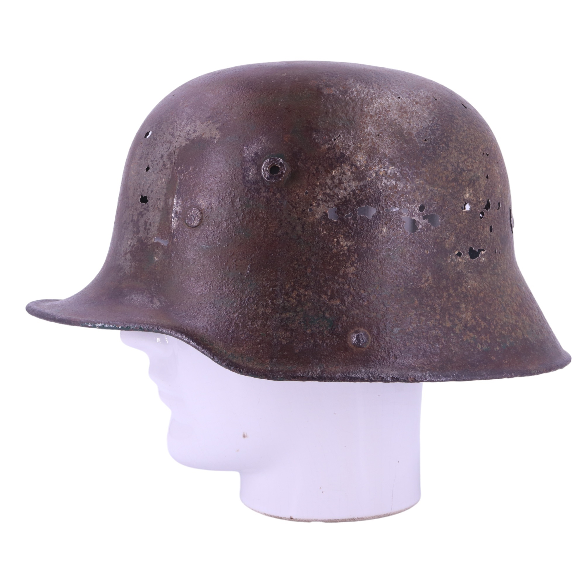 A relic Imperial German steel helmet - Image 5 of 7