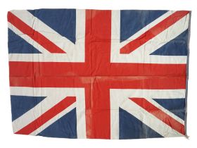 An early 20th Century printed cotton Union Jack flag, 80 x 113 cm