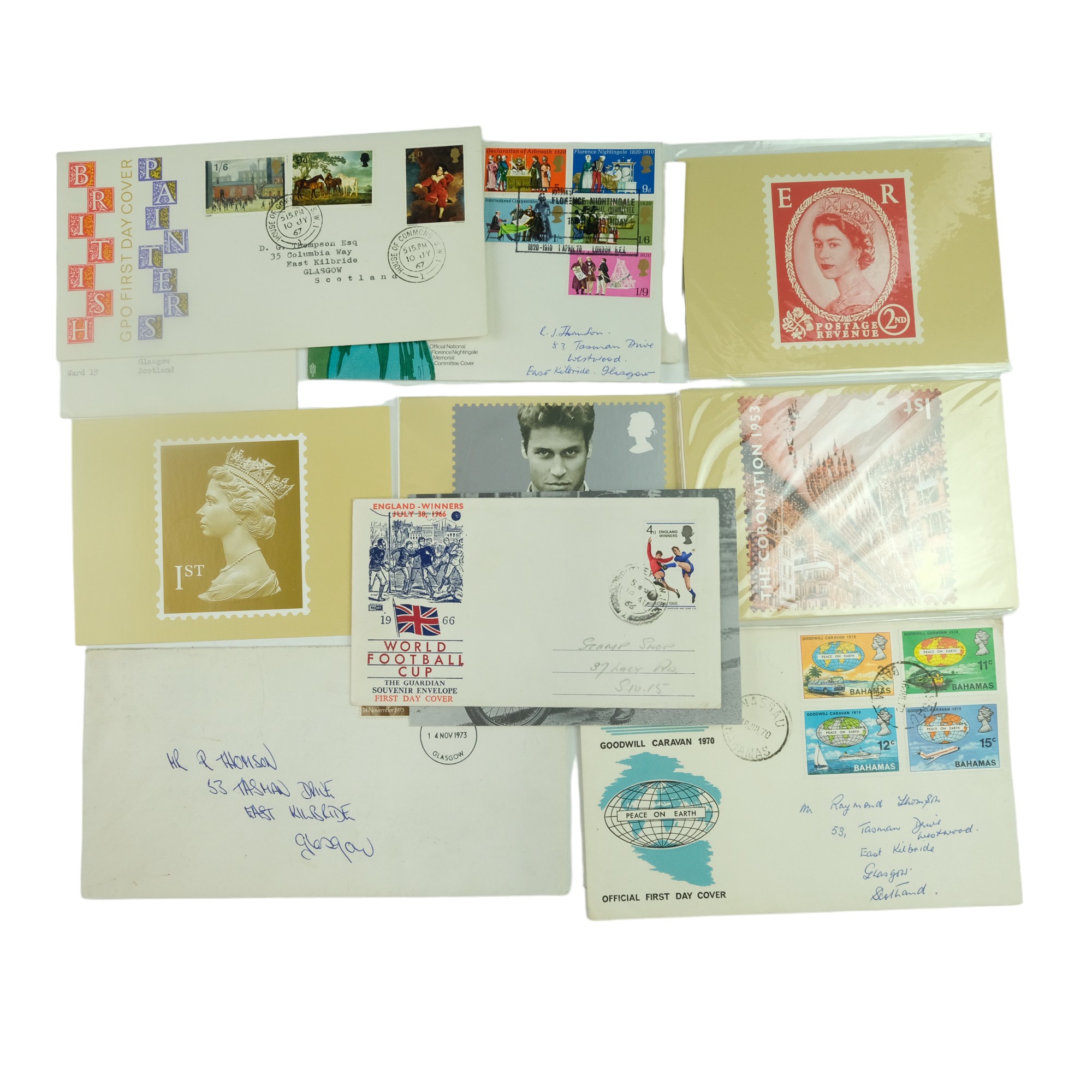 A collection of 19th Century and later GB and world stamps, first-day covers, etc - Image 120 of 122