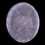 A German Third Reich silver wound badge