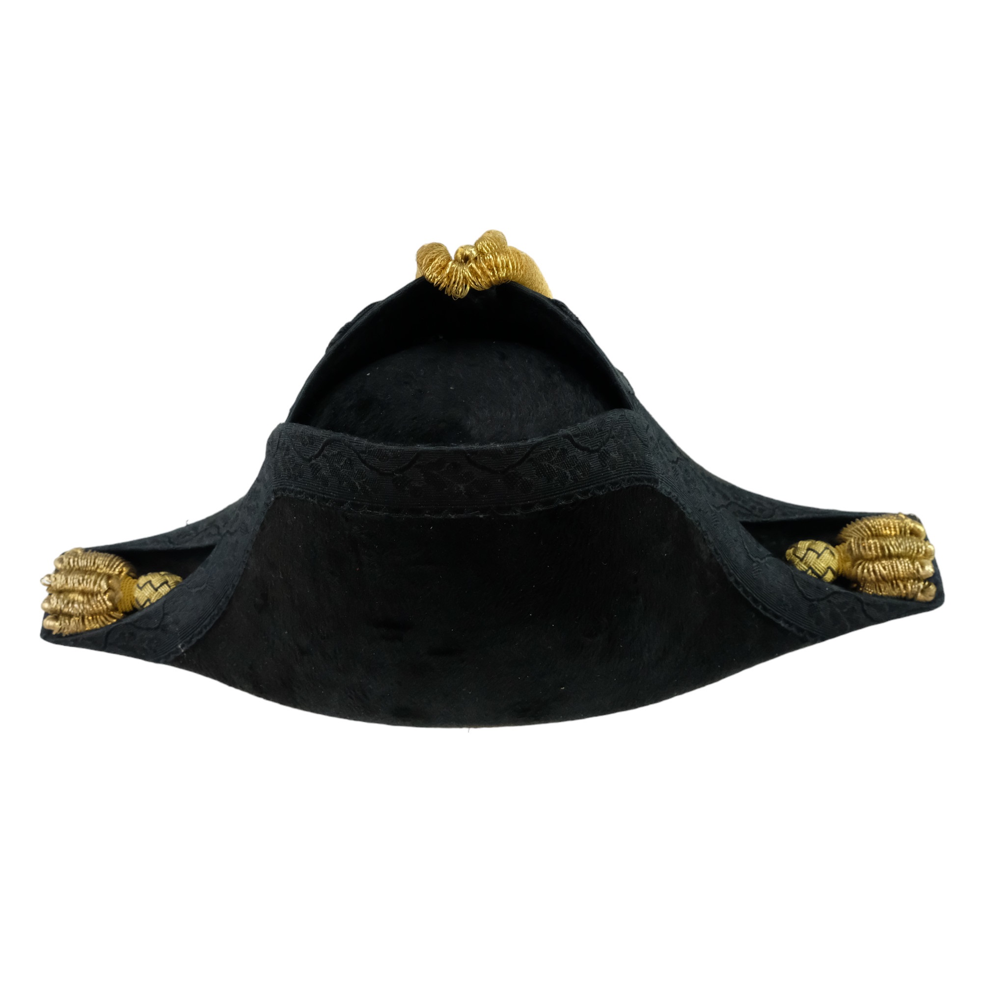 A George VI Royal Navy officer's cocked hat, epaulettes, sword belt and uniform shoulder straps, - Image 4 of 10