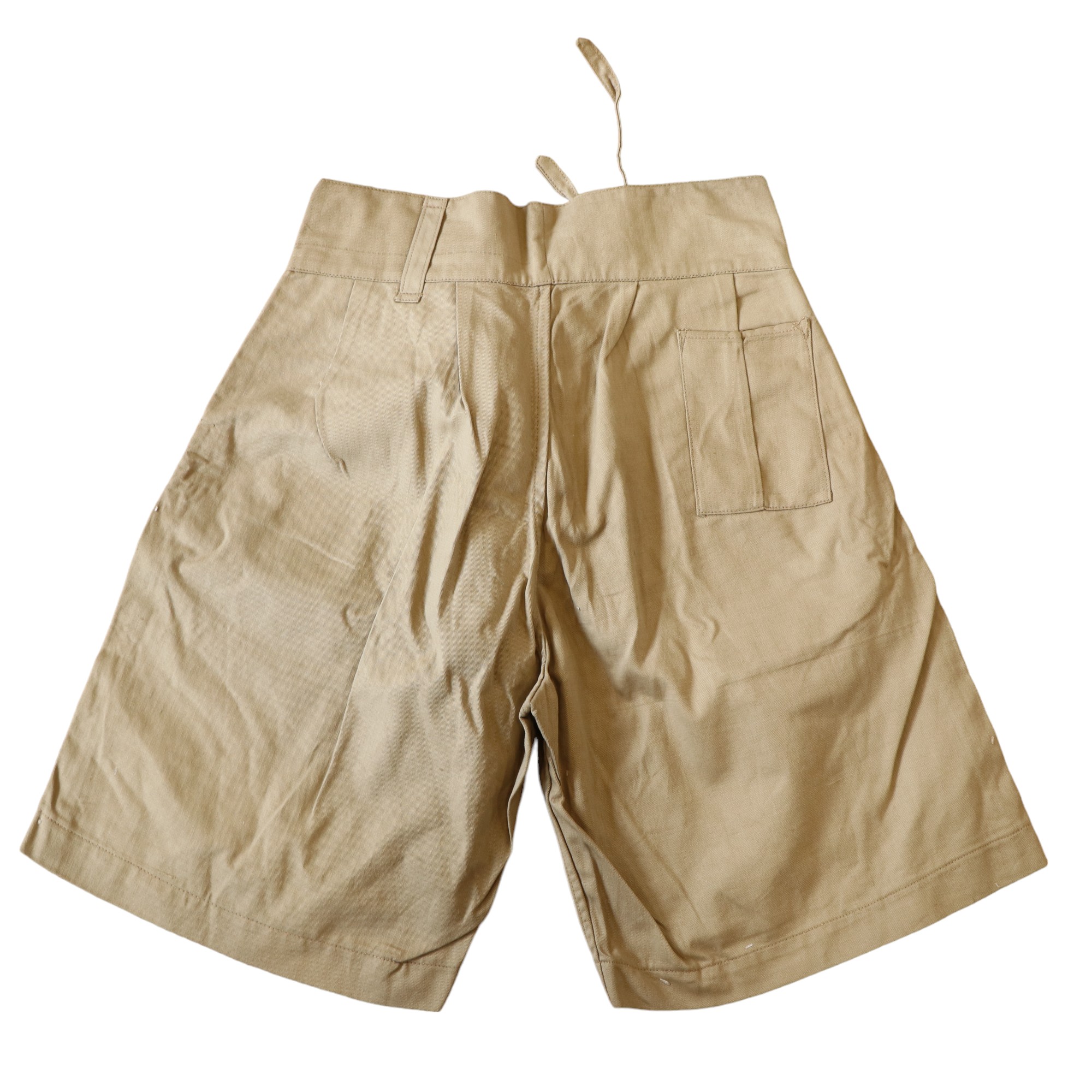 A 1942 dated pair of Indian-made khaki drill shorts - Image 2 of 2