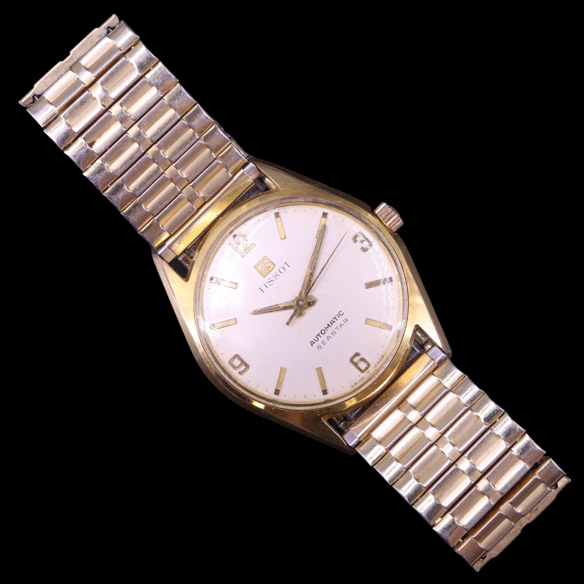 A 1960s Tissot Seastar wristwatch, having a calibre 783 automatic movement and circular frosted - Image 2 of 5