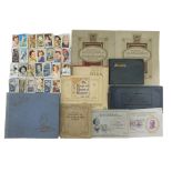 A collection of cigarette card albums and loose cards by John Player & Sons, WD & HO Wills, etc,
